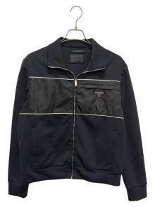 PRADA（プラダ）の古着「Re-Nylonディテール付 スウェットシャツ」｜ブラック