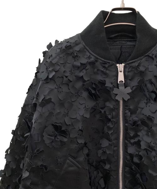 ALPHA INDUSTRIES（アルファインダストリーズ）Alpha Industries (アルファインダストリーズ) CECILIE BAHNSEN (セシリーバンセン) ALPHA X CB MA-1 JACKET ブラック サイズ:XLの古着・服飾アイテム