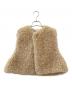 HYKE（ハイク）の古着「FAUX SHERLING CROPPED VEST」｜クリーム