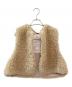 中古・古着 HYKE (ハイク) FAUX SHERLING CROPPED VEST クリーム サイズ:OSFA：22000円