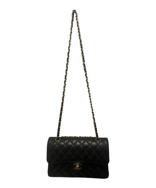 CHANEL（シャネル）CHANEL (シャネル) マトラッセ23/Wフラップチェーンショルダーバッグ ブラック サイズ:23の古着・服飾アイテム