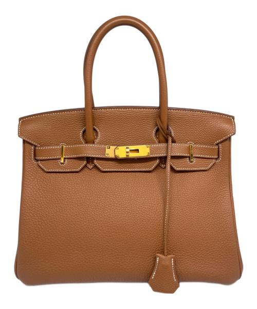 HERMES（エルメス）HERMES (エルメス) Birkin 30 バーキン30/ゴールド/トリヨンクレマンス/C刻印:2018年製/ゴールド金具 ゴールド サイズ:30の古着・服飾アイテム