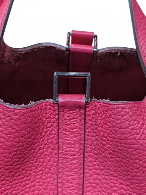 HERMES（エルメス）HERMES (エルメス) ピコタンロックPM/ハンドバッグ ローズエクストリーム サイズ:PMの古着・服飾アイテム