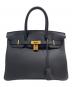 HERMES（エルメス）の古着「バーキン30/Birkin 30/トゴ/ゴールド金具/B刻印」｜ブラック