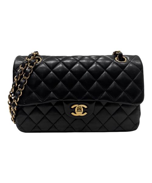 CHANEL（シャネル）CHANEL (シャネル) マトラッセ23/Wフラップチェーンショルダーバッグ ブラック サイズ:23の古着・服飾アイテム