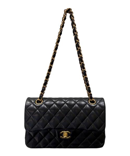 CHANEL（シャネル）CHANEL (シャネル) マトラッセ23/Wフラップチェーンショルダーバッグ ブラック サイズ:23の古着・服飾アイテム
