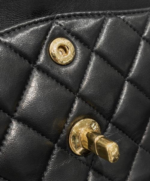 CHANEL（シャネル）CHANEL (シャネル) マトラッセ23/Wフラップチェーンショルダーバッグ ブラック サイズ:23の古着・服飾アイテム