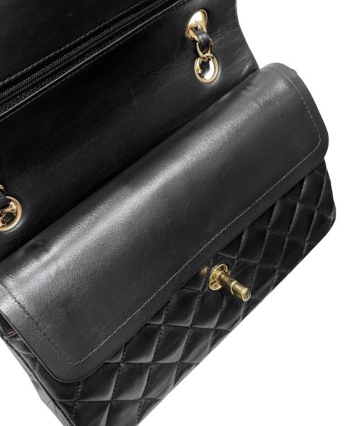 CHANEL（シャネル）CHANEL (シャネル) マトラッセ23/Wフラップチェーンショルダーバッグ ブラック サイズ:23の古着・服飾アイテム