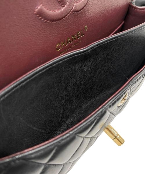CHANEL（シャネル）CHANEL (シャネル) マトラッセ23/Wフラップチェーンショルダーバッグ ブラック サイズ:23の古着・服飾アイテム