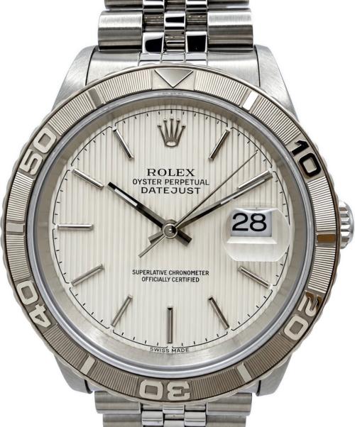 ROLEX（ロレックス）ROLEX (ロレックス) Datejust Thunderbird Tapestry/デイトジャスト サンダーバード タペストリーRef.16264 ホワイト サイズ:36mm/20cmの古着・服飾アイテム
