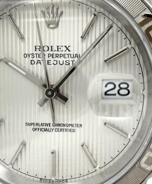 ROLEX（ロレックス）ROLEX (ロレックス) Datejust Thunderbird Tapestry/デイトジャスト サンダーバード タペストリーRef.16264 ホワイト サイズ:36mm/20cmの古着・服飾アイテム