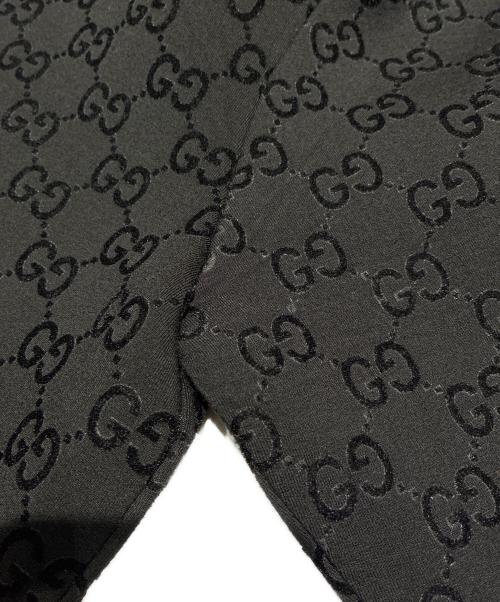 GUCCI（グッチ）GUCCI (グッチ) プリント ジャージー ジップ スウェットシャツ ブラック サイズ:XSの古着・服飾アイテム