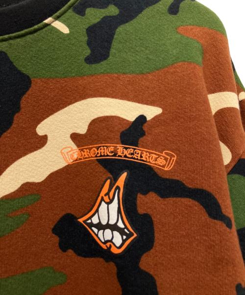 CHROME HEARTS（クロムハーツ）CHROME HEARTS (クロムハーツ) PPO CAUTION SWEAT SHIRT マルチカラー サイズ:Ｌの古着・服飾アイテム