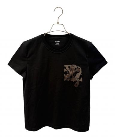 未使用 HERMES 24SS カルトゥッシュ モール 半袖Tシャツ 中古・古着通販】HERMES (エルメス) カルトゥッシュ/半袖Tシャツ