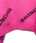 中古・古着 BALENCIAGA (バレンシアガ) オールオバーロゴニット ピンク サイズ:36：45000円