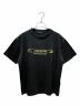 LOUIS VUITTON（ルイ ヴィトン）の古着「エンベリッシュド ダミエ ピケ クルーネック 半袖Tシャツ」｜ブラック