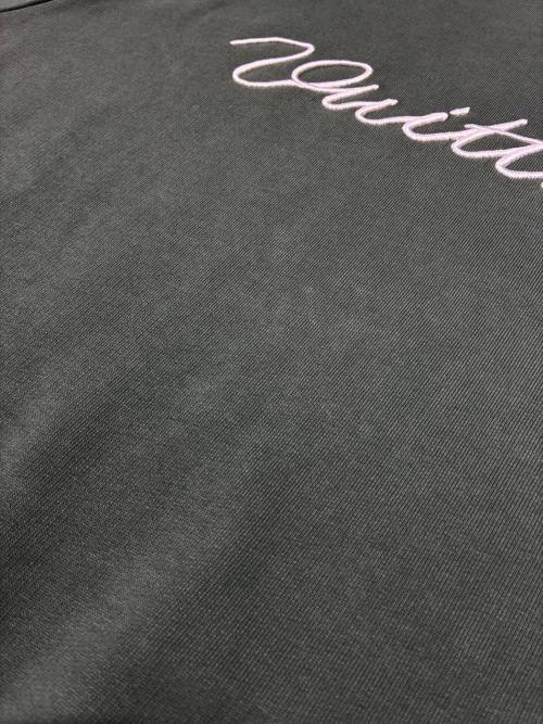 LOUIS VUITTON（ルイ ヴィトン）LOUIS VUITTON (ルイ ヴィトン) エンブロイダリーロゴ刺繍スウェット グリーン サイズ:XLの古着・服飾アイテム