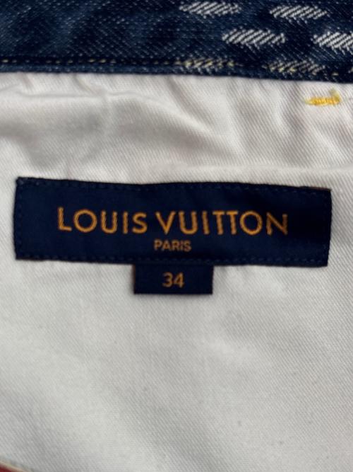 LOUIS VUITTON（ルイ ヴィトン）LOUIS VUITTON (ルイ ヴィトン) Giant Damier Waves MNGM Denim Pants インディゴ サイズ:34の古着・服飾アイテム