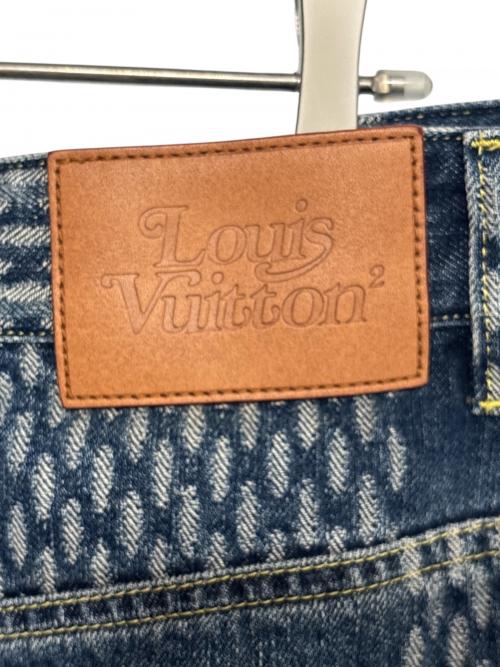 LOUIS VUITTON（ルイ ヴィトン）LOUIS VUITTON (ルイ ヴィトン) Giant Damier Waves MNGM Denim Pants インディゴ サイズ:34の古着・服飾アイテム
