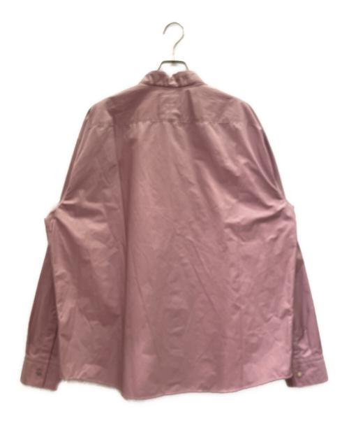 HERMES（エルメス）HERMES (エルメス) デザインステッチシャツ ピンク サイズ:40の古着・服飾アイテム