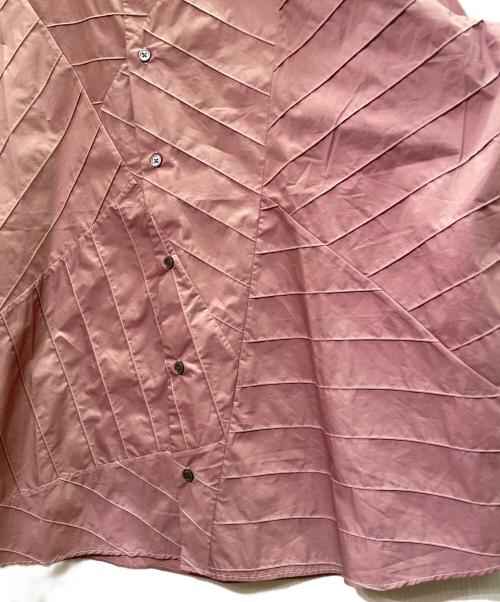 HERMES（エルメス）HERMES (エルメス) デザインステッチシャツ ピンク サイズ:40の古着・服飾アイテム