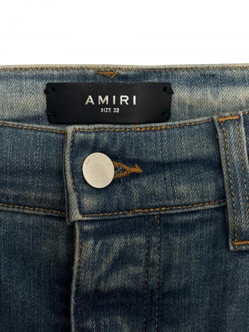 AMIRI（アミリ）AMIRI (アミリ) ダメージ スキニージーンズ インディゴ サイズ:32の古着・服飾アイテム