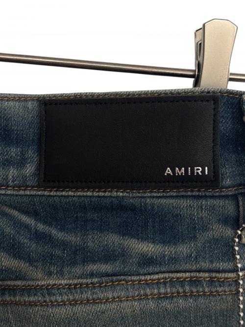 AMIRI（アミリ）AMIRI (アミリ) ダメージ スキニージーンズ インディゴ サイズ:32の古着・服飾アイテム
