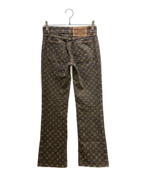 LOUIS VUITTON（ルイ ヴィトン）LOUIS VUITTON (ルイ ヴィトン) 05AW モノグラムデニムパンツ グレー サイズ:36の古着・服飾アイテム