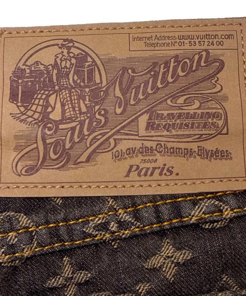 LOUIS VUITTON（ルイ ヴィトン）LOUIS VUITTON (ルイ ヴィトン) 05AW モノグラムデニムパンツ グレー サイズ:36の古着・服飾アイテム