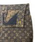 中古・古着 LOUIS VUITTON (ルイ ヴィトン) 05AW モノグラムデニムパンツ グレー サイズ:36：120000円