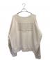 Maison Margiela（メゾンマルジェラ）の古着「EMBROIDERED LOGO CREWNECK SWEATSHIRT」｜ホワイト