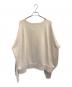 Maison Margiela (メゾンマルジェラ) EMBROIDERED LOGO CREWNECK SWEATSHIRT ホワイト サイズ:XS：70000円