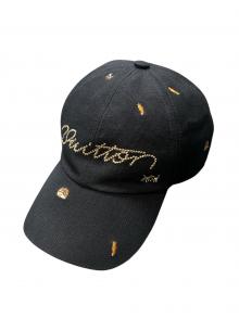 LOUIS VUITTON（ルイ ヴィトン）の古着「アニマル ブラゾンキャップ」｜ブラック