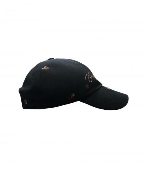 LOUIS VUITTON（ルイ ヴィトン）LOUIS VUITTON (ルイ ヴィトン) アニマル ブラゾンキャップ ブラックの古着・服飾アイテム