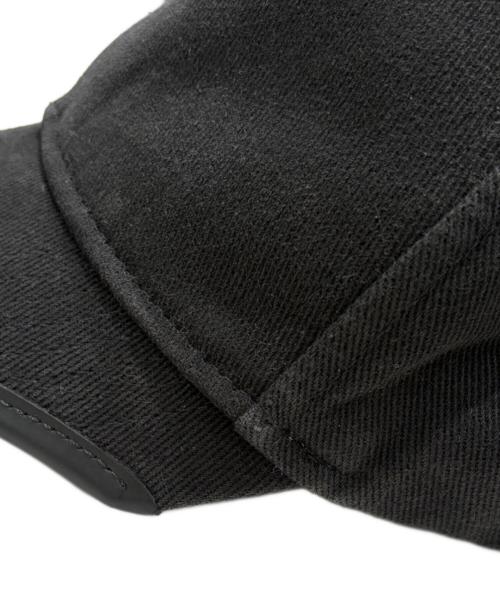 BALENCIAGA（バレンシアガ）BALENCIAGA (バレンシアガ) Heavy Piercing Cap ブラック サイズ:L（59ｃｍ）の古着・服飾アイテム