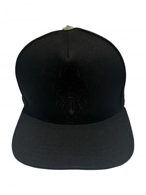 CHROME HEARTS（クロムハーツ）CHROME HEARTS (クロムハーツ) ダガーキャンバスキャップ ブラック サイズ:ONE SIZEの古着・服飾アイテム
