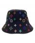 LOUIS VUITTON (ルイ ヴィトン) モノグラムマルチカラー リバーシブル ハット ブラック サイズ:S：120000円