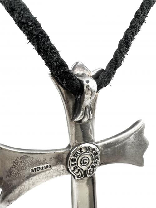 CHROME HEARTS（クロムハーツ）CHROME HEARTS (クロムハーツ) CH CRS LG BC/ラージCHクロス∔Wボロチップ サイズ:ラージ/LARGEの古着・服飾アイテム
