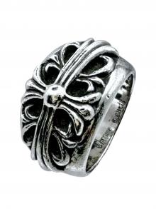 CHROME HEARTS（クロムハーツ）の古着「FLRL CRS フローラルクロス リング」