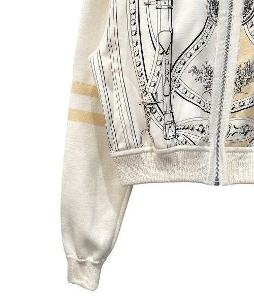 HERMES（エルメス）HERMES (エルメス) Grand Tralala /ツイルレーヌジャケット ホワイト サイズ:34の古着・服飾アイテム