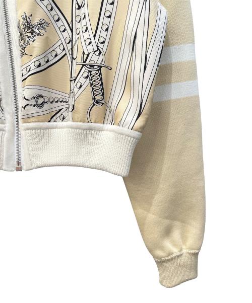 HERMES（エルメス）HERMES (エルメス) Grand Tralala /ツイルレーヌジャケット ホワイト サイズ:34の古着・服飾アイテム