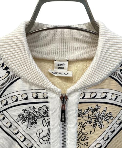 HERMES（エルメス）HERMES (エルメス) Grand Tralala /ツイルレーヌジャケット ホワイト サイズ:34の古着・服飾アイテム