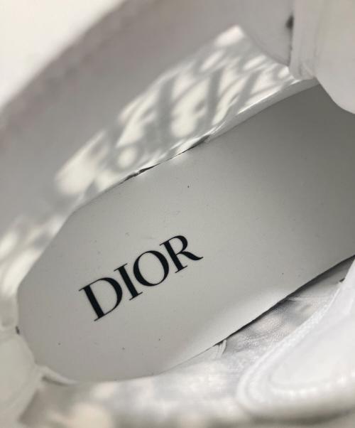 Dior（ディオール）Dior (ディオール) オブリークハイカットスニーカー ホワイト サイズ:43の古着・服飾アイテム