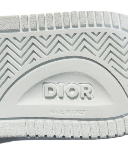 Christian Dior（クリスチャン ディオール）Christian Dior (クリスチャン ディオール) B27 アップタウン ロートップスニーカー ホワイト サイズ:38の古着・服飾アイテム