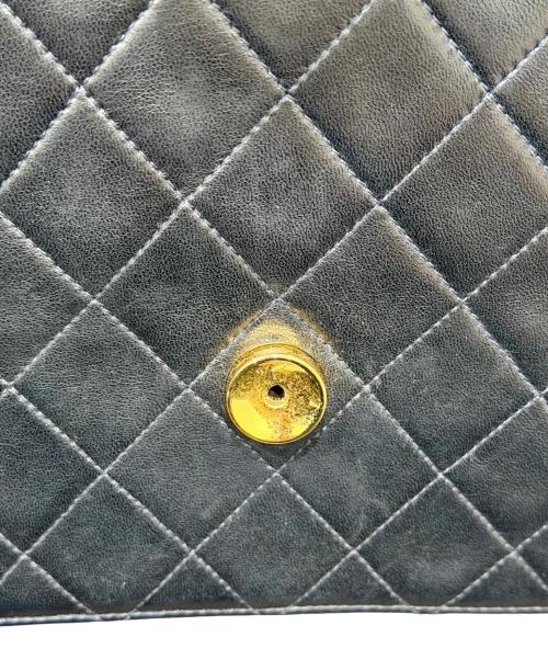 CHANEL（シャネル）CHANEL (シャネル) プッシュロックチェーンショルダーバッグ ブラックの古着・服飾アイテム