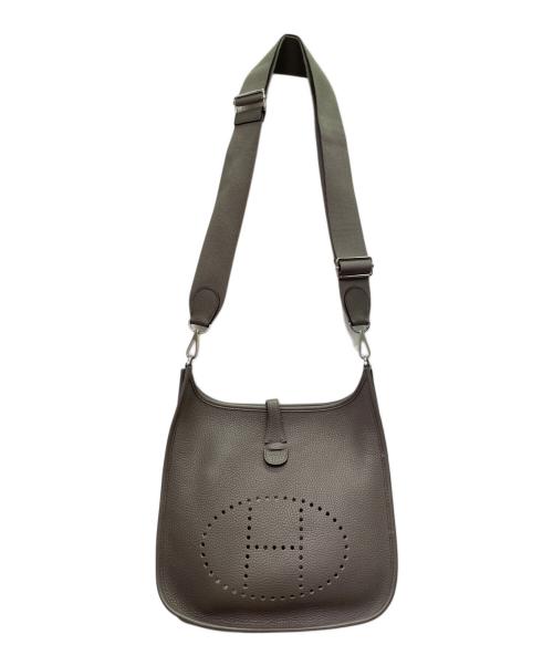 HERMES（エルメス）HERMES (エルメス) エブリン3 PM/トリヨンクレマンス/C刻印/エタン/Evelyne III PM Clemence Leather Etain Shoulder Bag エタン サイズ:PMの古着・服飾アイテム