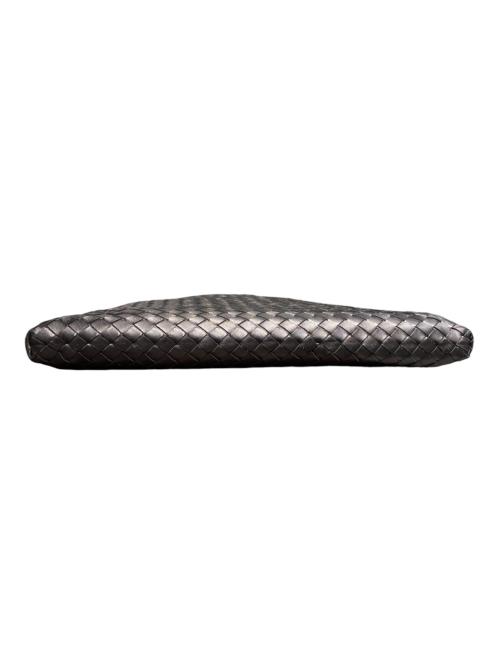 BOTTEGA VENETA（ボッテガベネタ）BOTTEGA VENETA (ボッテガベネタ) イントレチャートショルダーバッグ ブラックの古着・服飾アイテム