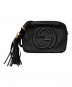 GUCCIグッチ）の古着「GGマーモントライン ソーホー スモール ディスコバッグ」｜ブラック