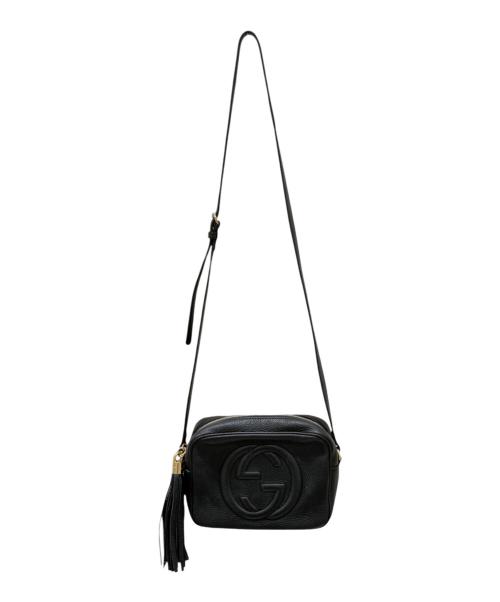GUCCI（グッチ）GUCCI (グッチ) GGマーモントライン ソーホー スモール ディスコバッグ ブラックの古着・服飾アイテム