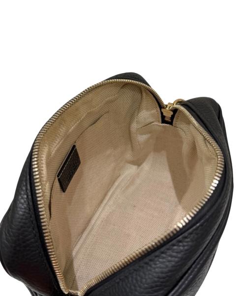 GUCCI（グッチ）GUCCI (グッチ) GGマーモントライン ソーホー スモール ディスコバッグ ブラックの古着・服飾アイテム